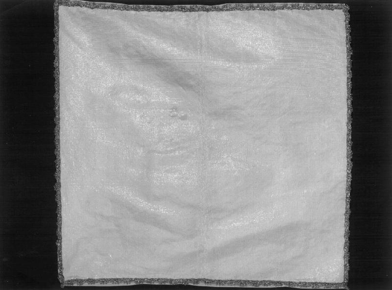 velo di calice, elemento d'insieme - manifattura ligure (seconda metà sec. XIX)