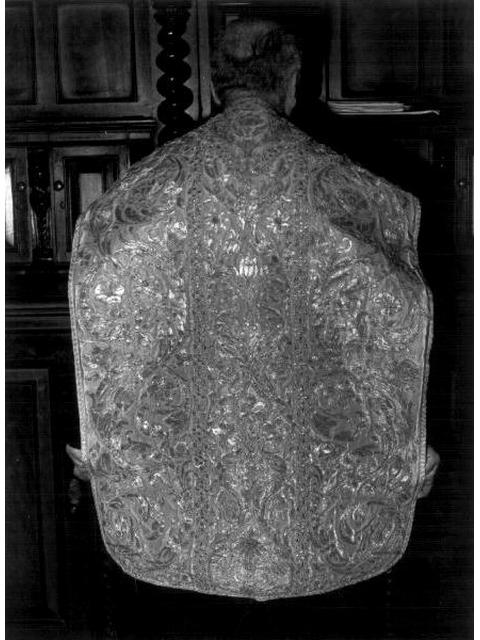 motivi decorativi floreali (pianeta, elemento d'insieme) - manifattura ligure (prima metà sec. XIX)