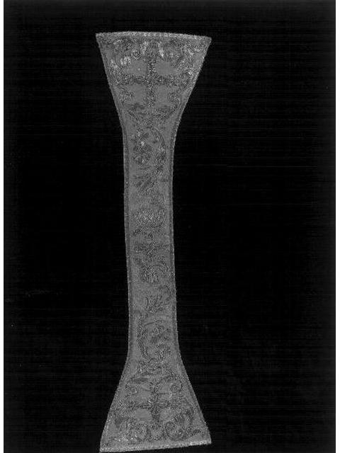 motivi decorativi floreali (manipolo, elemento d'insieme) - manifattura ligure (prima metà sec. XIX)