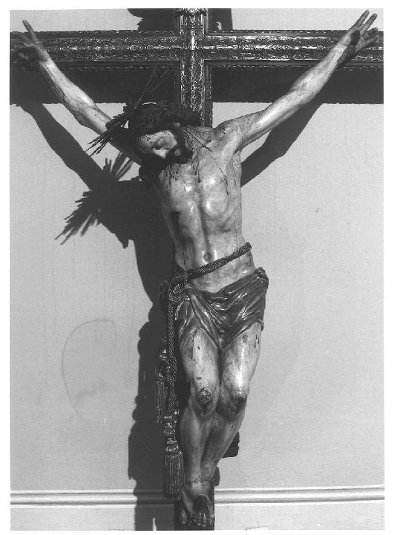 CRISTO CROCIFISSO (scultura, opera isolata) - ambito ligure (prima metà sec. XIX)