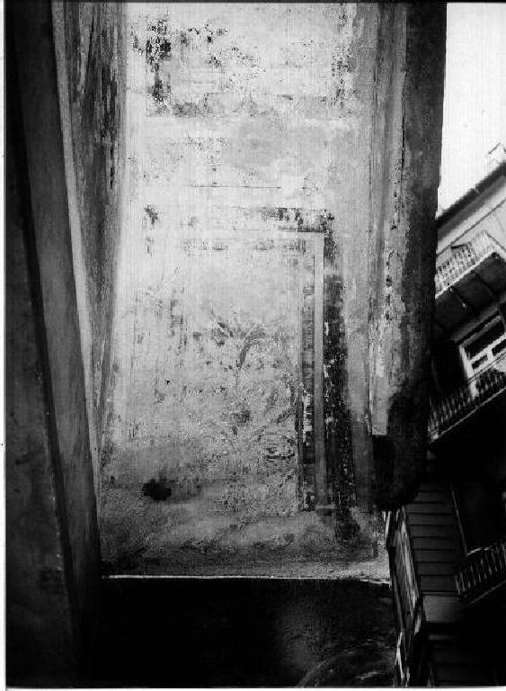 SOGGETTO NON IDENTIFICABILE (DIPINTO MURALE) - AMBITO LIGURE (INIZIO SEC. XVI)