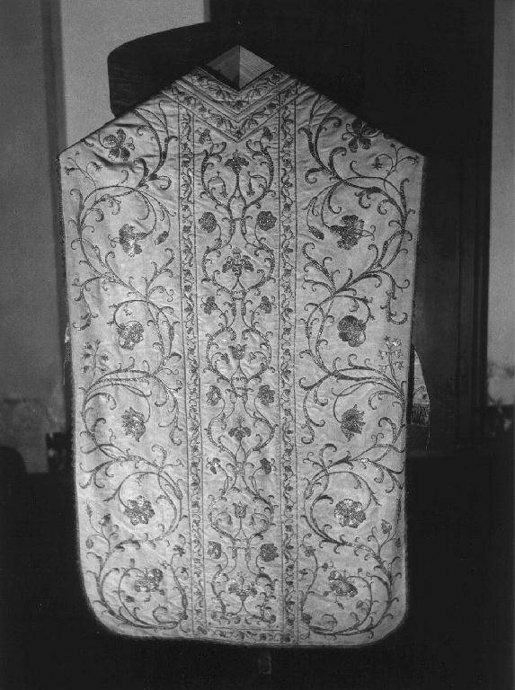 paramento liturgico - manifattura ligure (seconda metà sec. XVIII)