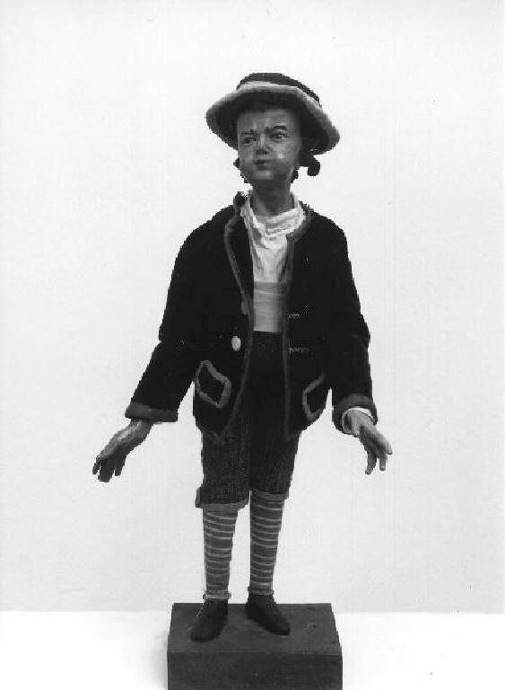 FIGURA MASCHILE (STATUETTA DA PRESEPIO) - PRODUZIONE GENOVESE (prima metà, prima metà SEC. XVIII, SEC. XX)