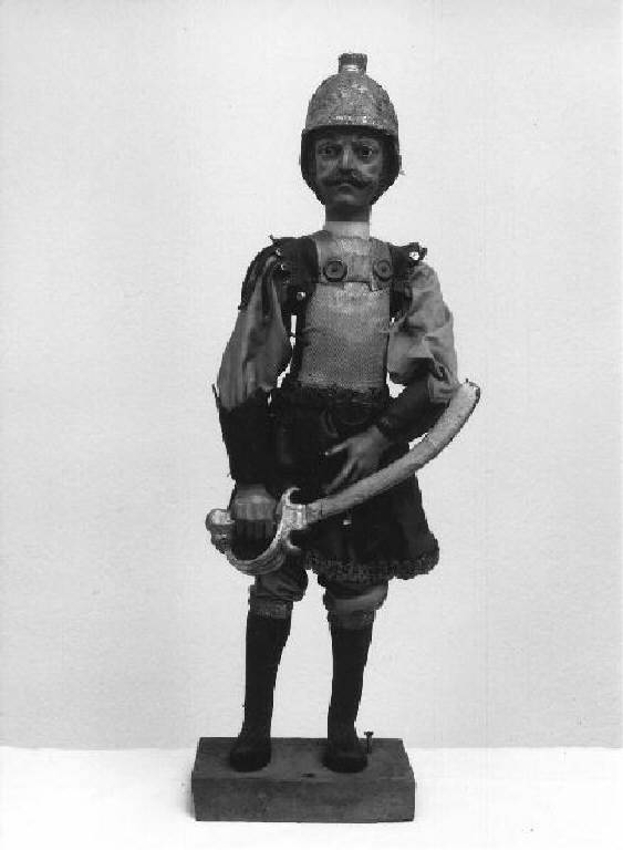 FIGURA MASCHILE (STATUETTA DA PRESEPIO) - PRODUZIONE GENOVESE (SEC. XVIII, SEC. XIX)