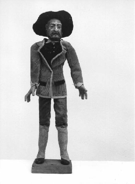 FIGURA MASCHILE (STATUETTA DA PRESEPIO) - PRODUZIONE GENOVESE (prima metà, prima metà SEC. XVIII, SEC. XX)