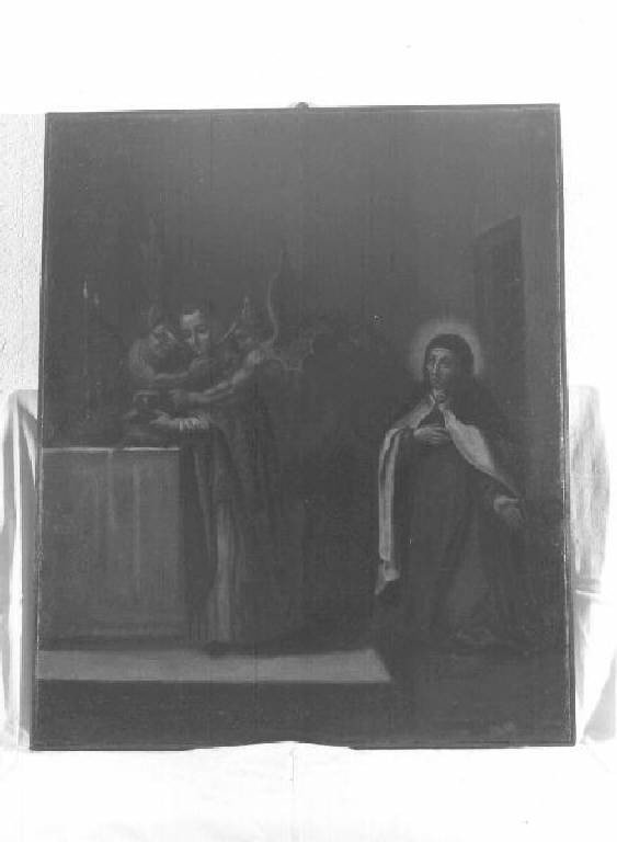episodio della vita di Santa Teresa d'Avila (dipinto, elemento d'insieme) - ambito genovese (prima metà sec. XVIII)