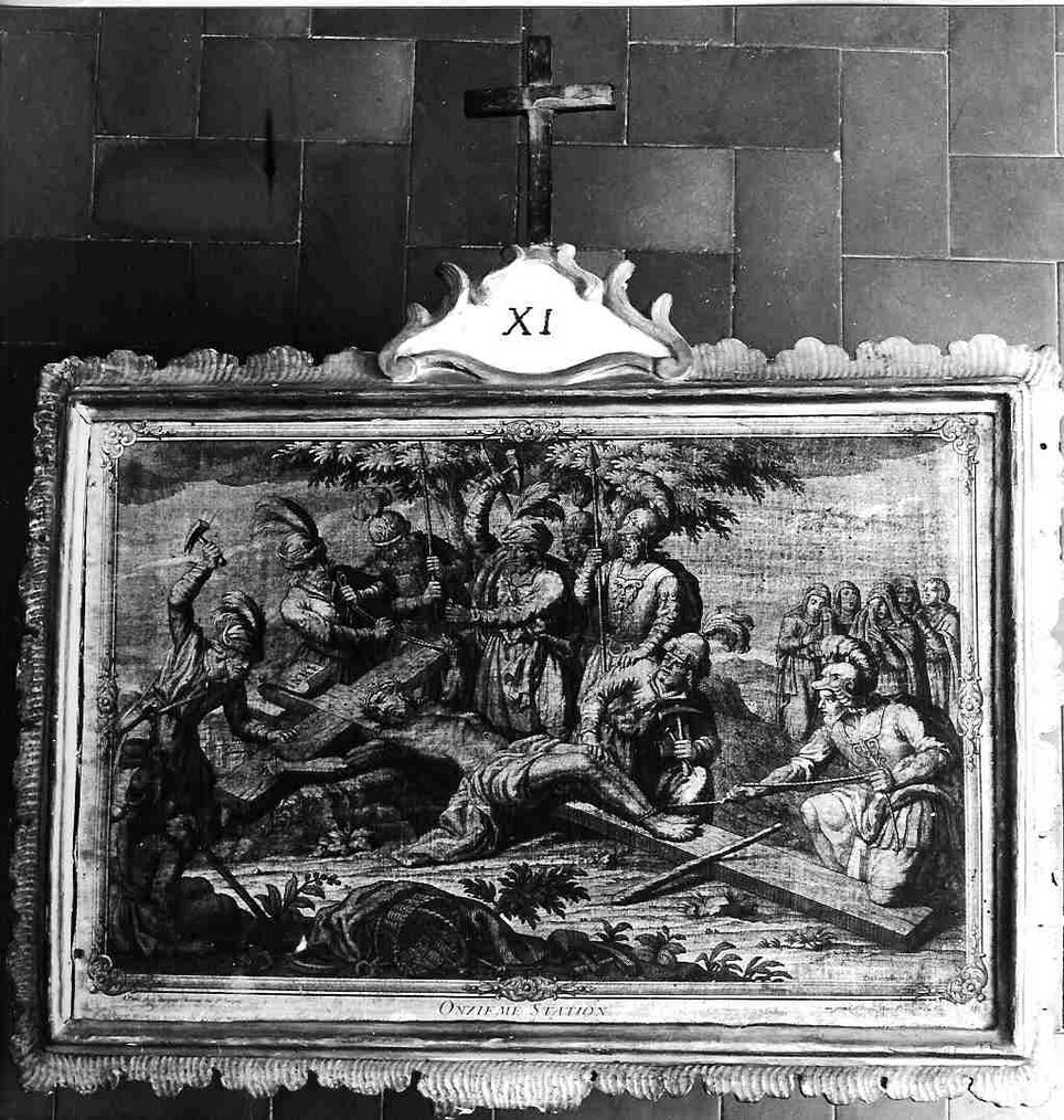 stazioni della via crucis (stampa, serie) di Dubercelle F (sec. XVII)