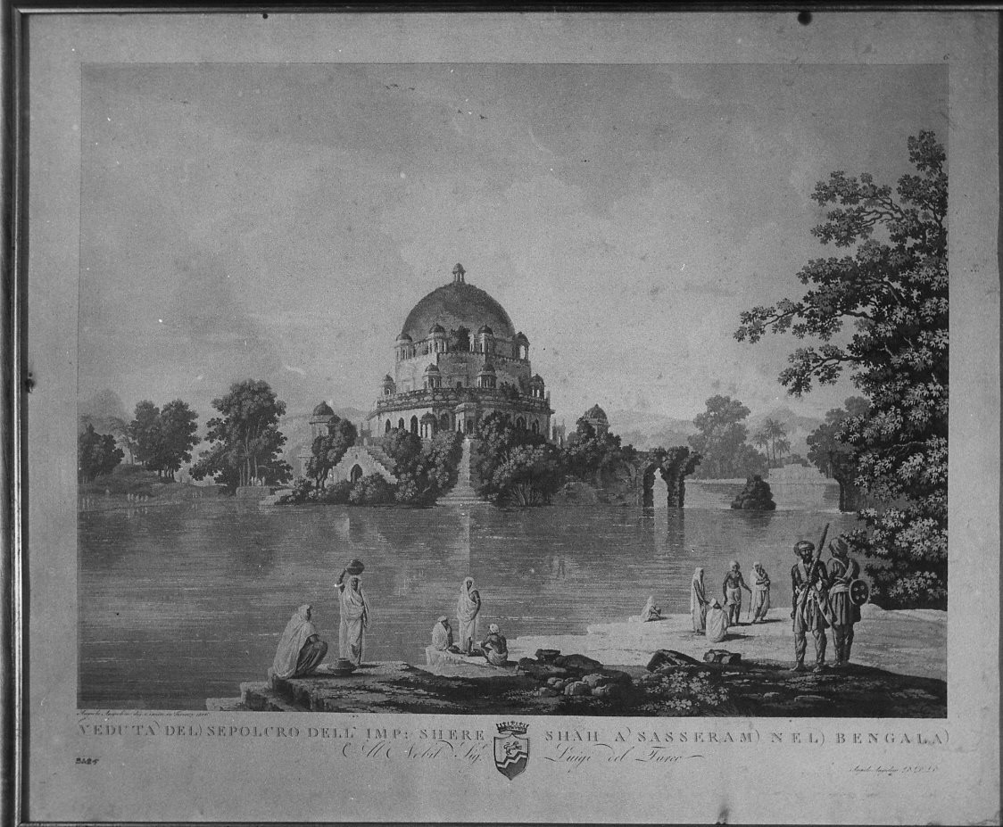 veduta di sepolcro (stampa, serie) di Angiolini Angiolo (sec. XIX)