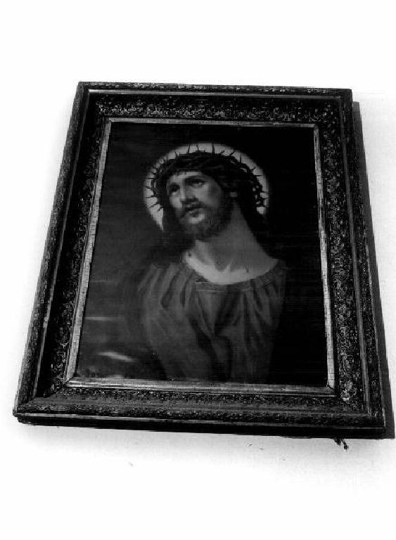 Cristo coronato di spine (stampa, elemento d'insieme) - ambito ligure (primo quarto sec. XX)