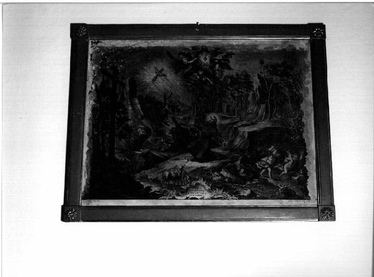 San Francesco d'Assisi riceve le stimmate (stampa) di Klauber Catharina (sec. XVIII)