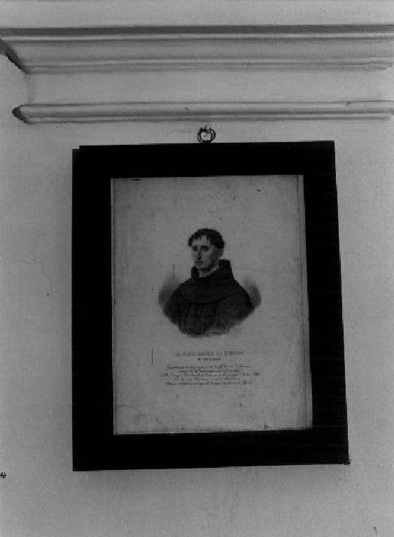 PADRE BASILIO DA MAIRONE (stampa) di Villa Giovanni Battista (sec. XIX)