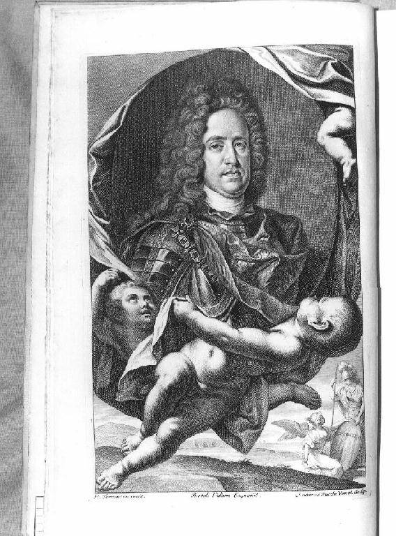 ritratto dell'imperatore Carlo VI (stampa, elemento d'insieme) di Ferroni Gerolamo, Bertoli Antonio Daniele, Zucchi Andrea (sec. XVIII)