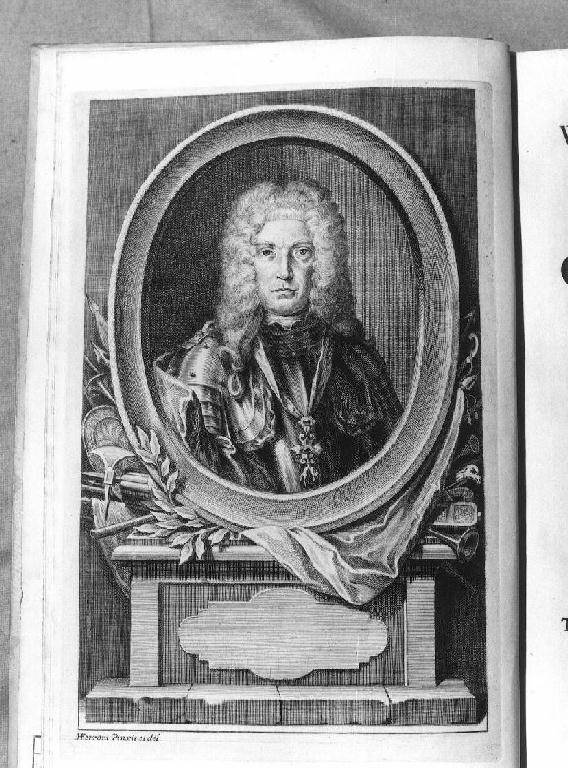 ritratto d'uomo (stampa) di Ferroni Gerolamo (sec. XVIII)