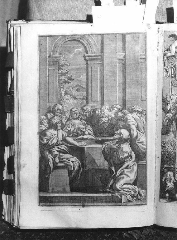 ULTIMA CENA (stampa, elemento d'insieme) di Houat Francois (sec. XVII)