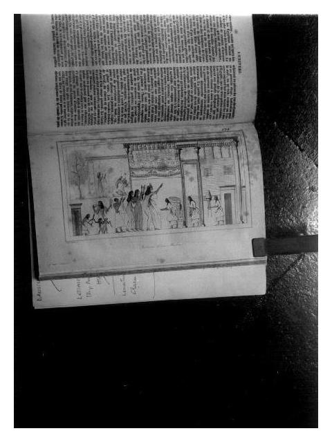 paesaggio/ immagini di cultura egizia (stampa, elemento d'insieme) di Champollion J, Lenon, Lamaitre Clara (sec. XIX)