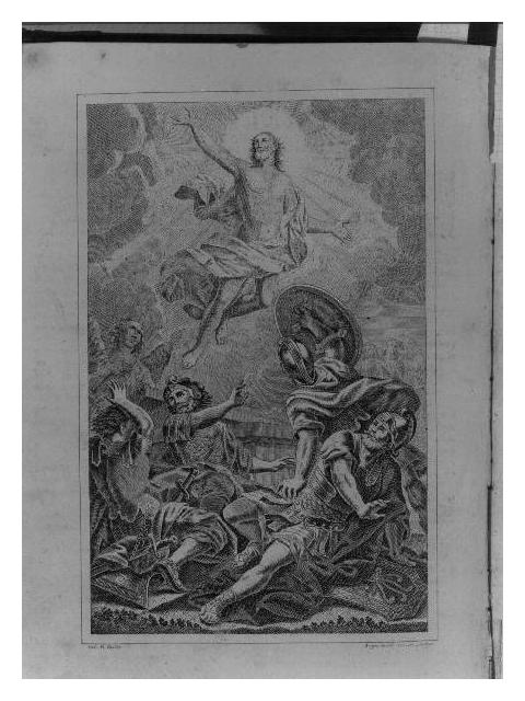 ascensione di Cristo (stampa) - ambito piemontese (sec. XIX)