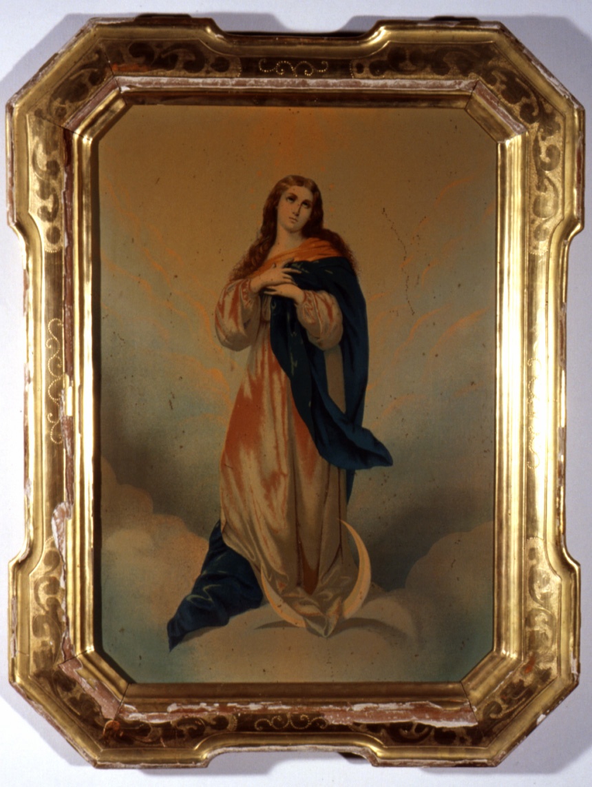 IMMACOLATA CONCEZIONE (stampa, frammento) - ambito ligure (primo quarto sec. XX)