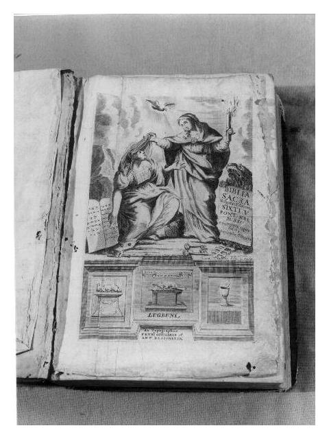 figure allegoriche femminili (stampa) di Audran Germain (fine sec. XVII)