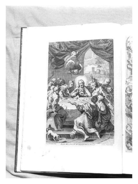ULTIMA CENA (stampa) di Passeri Giuseppe, Grandi Carlo (prima metà sec. XVIII)