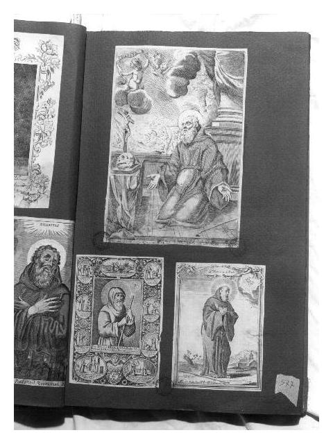 San Francesco di Paola (stampa) - PRODUZIONE VENETA (sec. XVII)