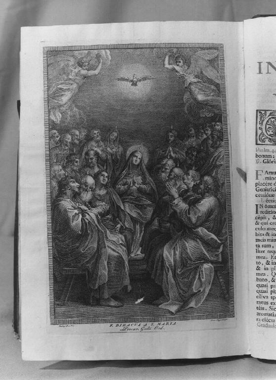 Pentecoste (stampa, elemento d'insieme) di Reni Guido, Pozzi Francesco (sec. XVIII)