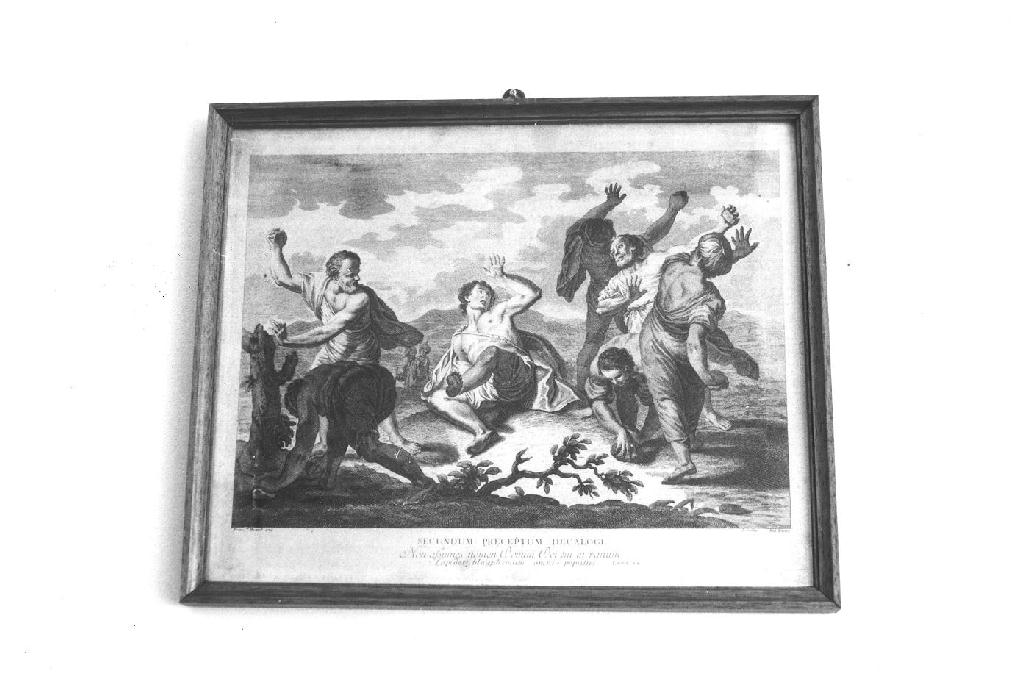 SCENA BIBLICA (stampa, serie) - ambito francese (seconda metà sec. XVIII)