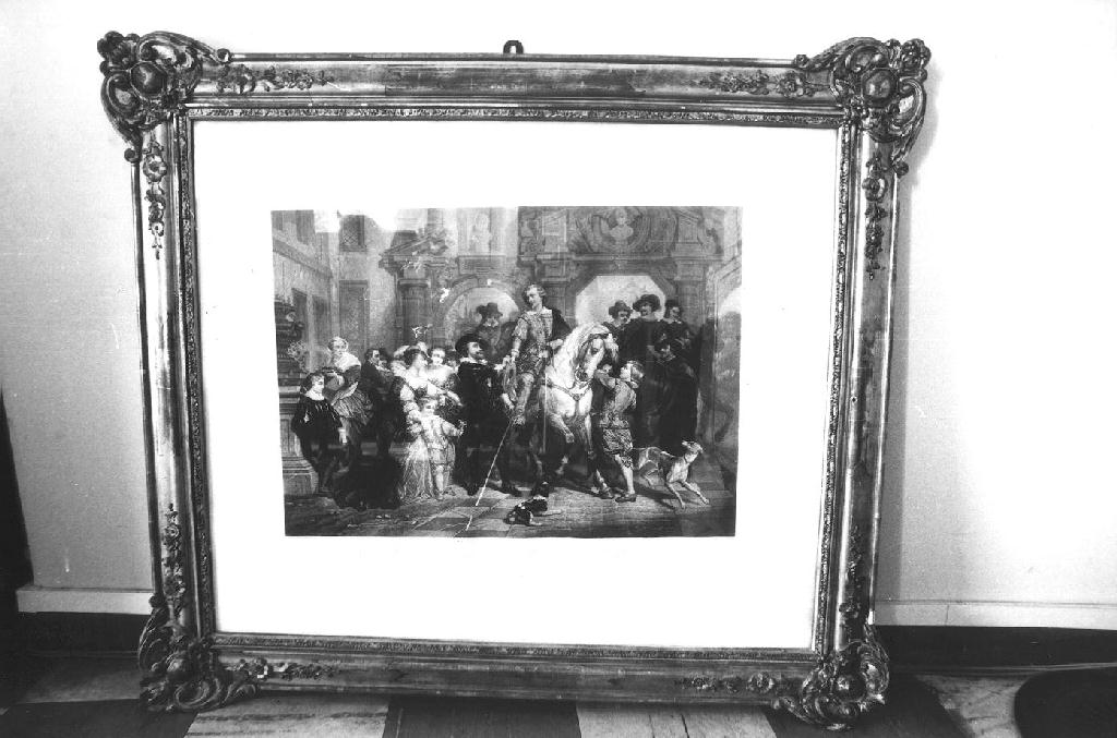 VAN DYCK LASCIA RUBENS PER RECARSI IN ITALIA (stampa, serie) - ambito olandese (seconda metà sec. XIX)
