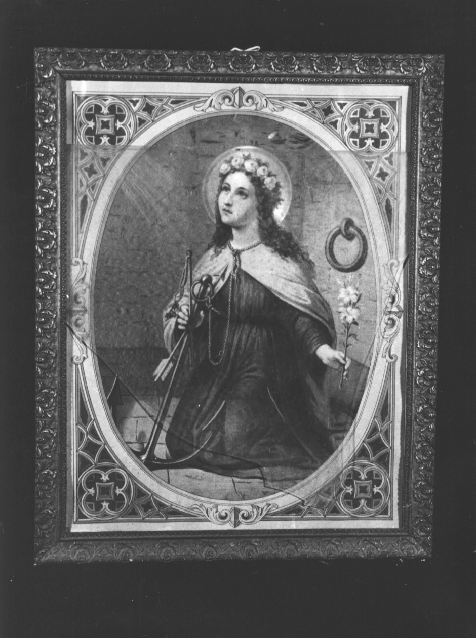 SANTA FILOMENA (stampa) - PRODUZIONE LIGURE (fine/inizio secc. XIX/ XX)