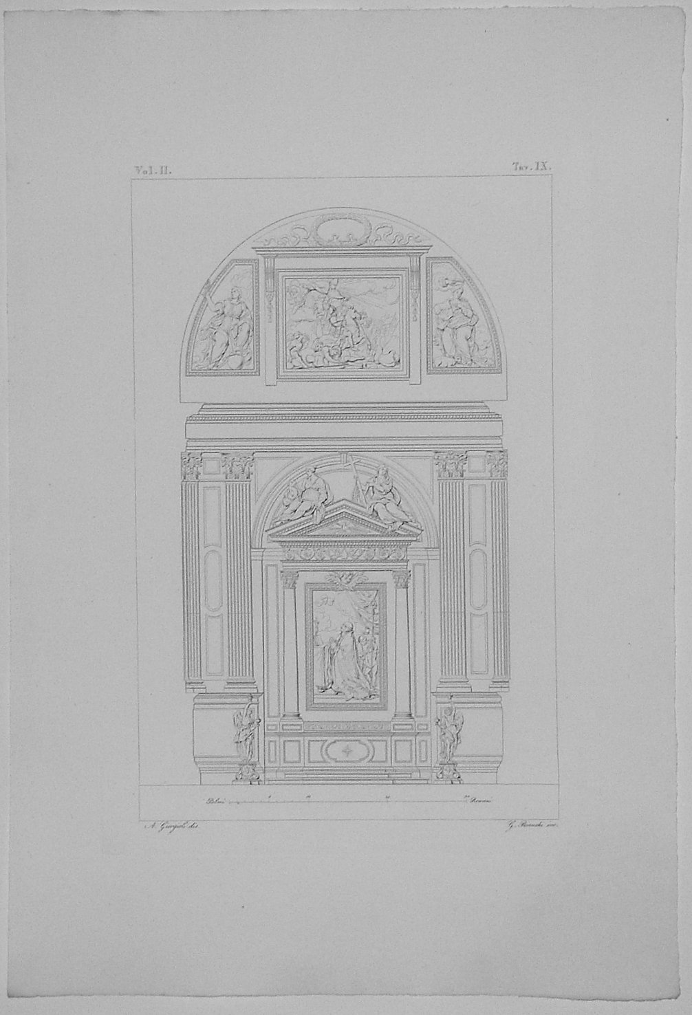 ALTARE (stampa, serie) di Bianchi Giuseppe, Giorgioli A (secondo quarto sec. XIX)