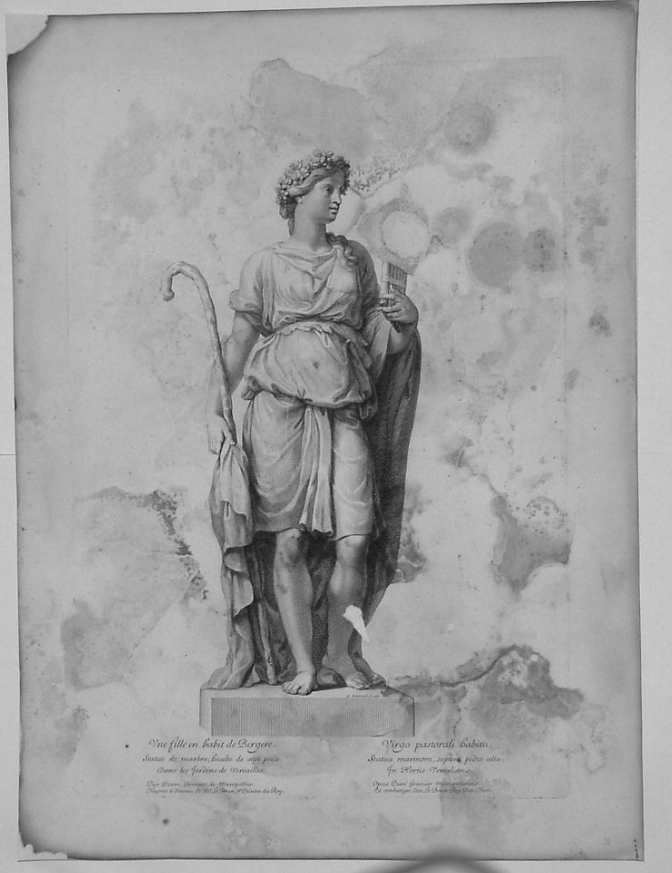 PASTORELLA (stampa) di Edelinck Gerard, Lebrun Charles, Granier Pierre (sec. XVII)