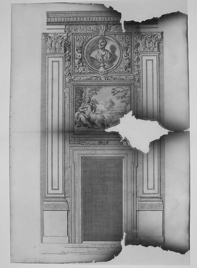 VERGINE CON L'UNICORNO (stampa, serie) di Dell'Aquila Pietro, Carracci Annibale (seconda metà sec. XVII)