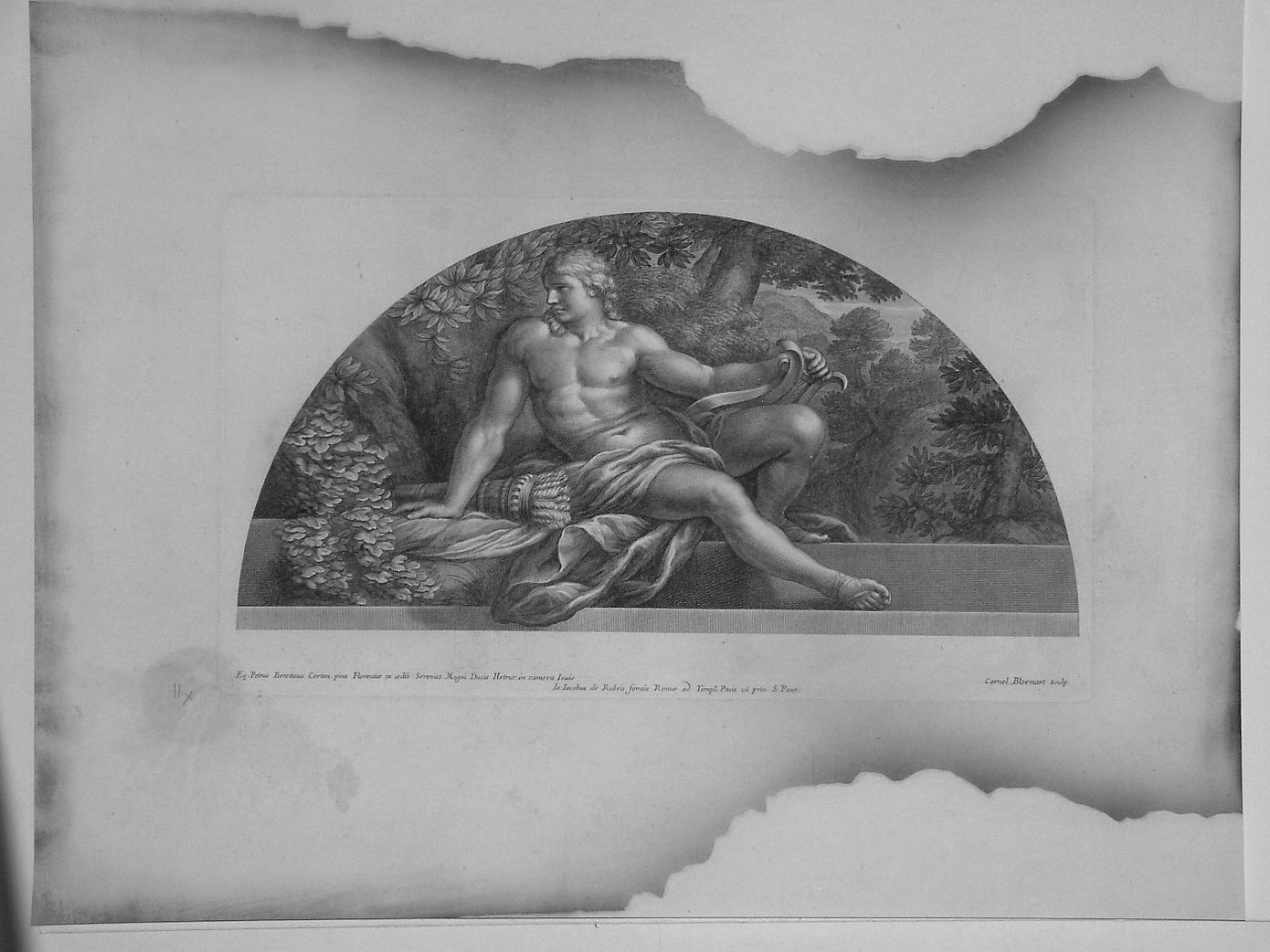 APOLLO (stampa, serie) di Bloemaert Cornelis il Giovane, Berrettini Pietro detto Pietro da Cortona (sec. XVII)