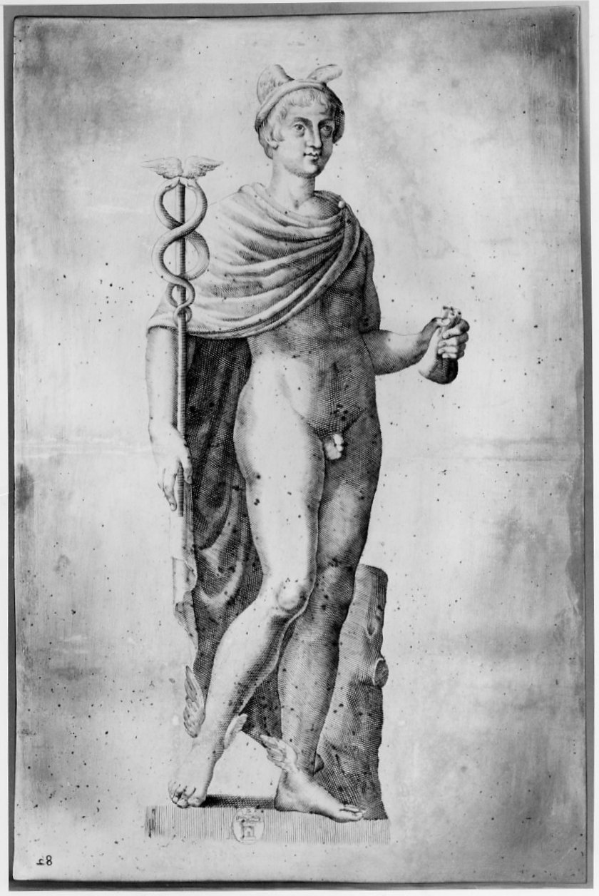 Mercurio (matrice, serie) di Regnard Valerien (sec. XVII)