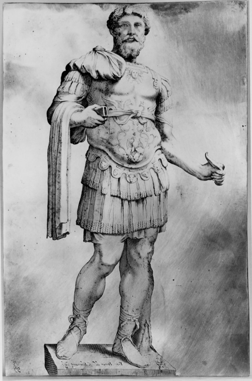 imperatore (matrice, serie) di Bloemaert Cornelis il Giovane, Perrier Francois (sec. XVII)