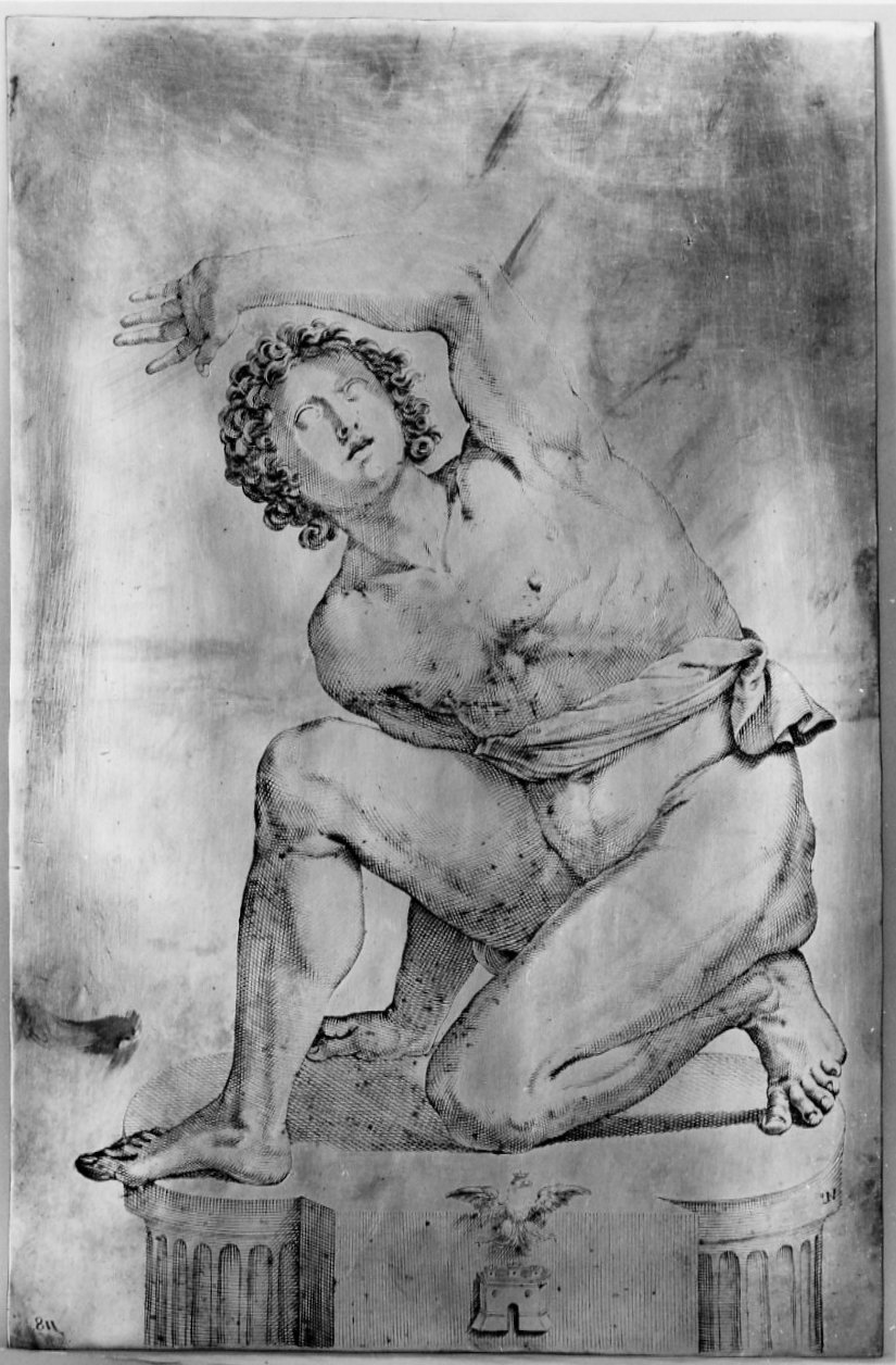 guerriero (matrice, serie) di Valesio Giovanni Luigi (sec. XVII)