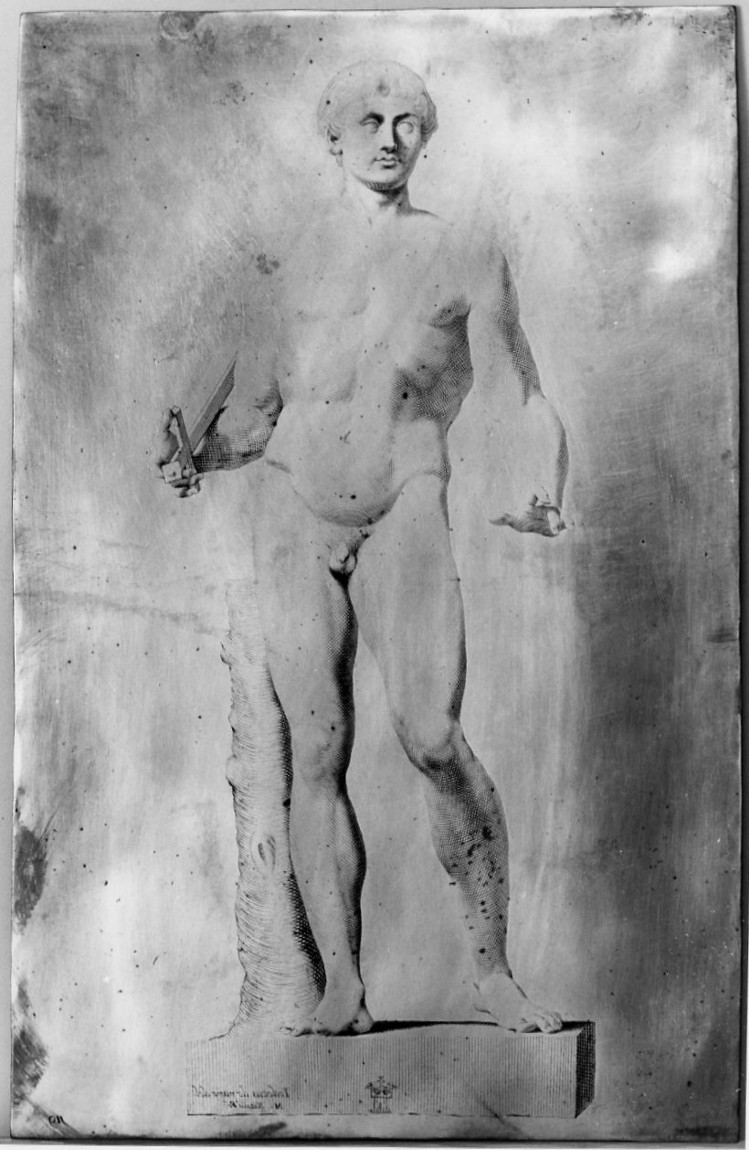 guerriero (matrice, serie) di Natalis Michel, De Pape Josse (sec. XVII)