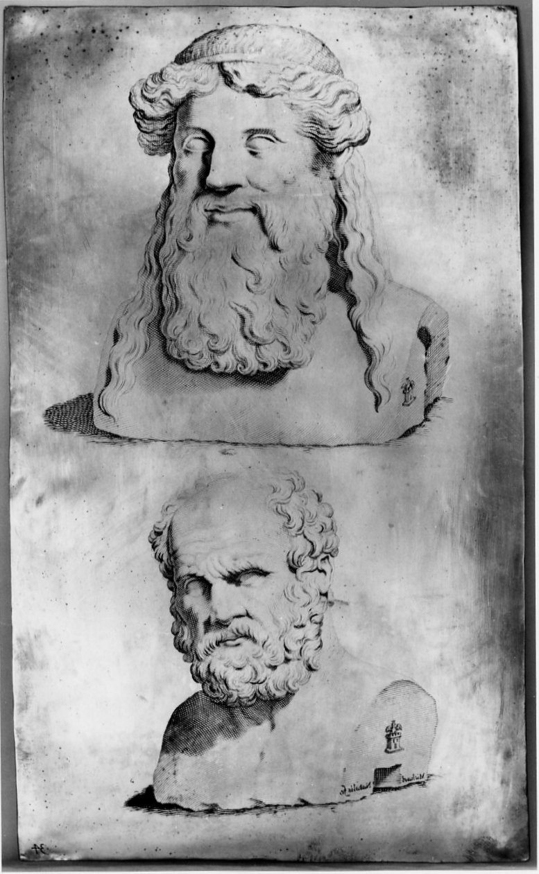 busti maschili (matrice, serie) di Natalis Michel (sec. XVII)