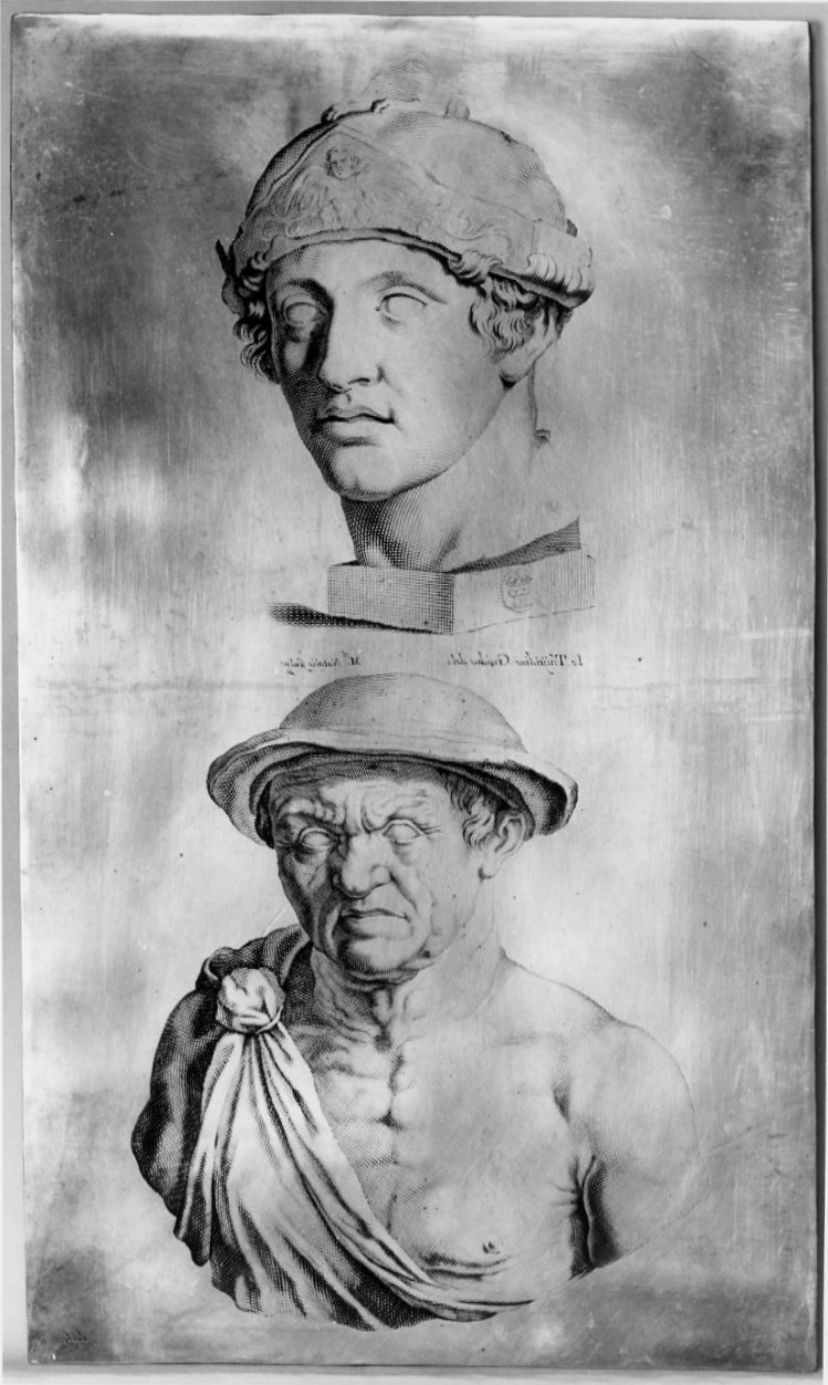 busti maschili (matrice, serie) di Natalis Michel, Guidi Giovanni Citosibio (sec. XVII)