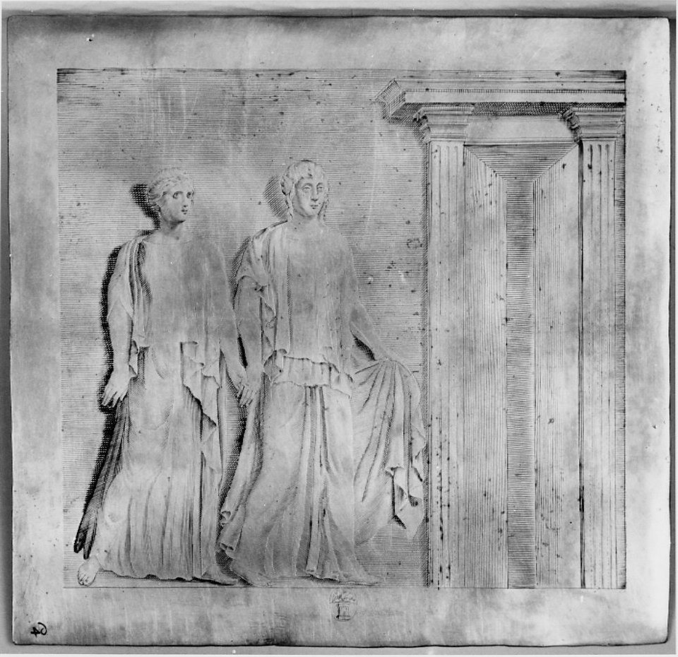 figure femminili (matrice, serie) di Regnard Valerien (sec. XVII)