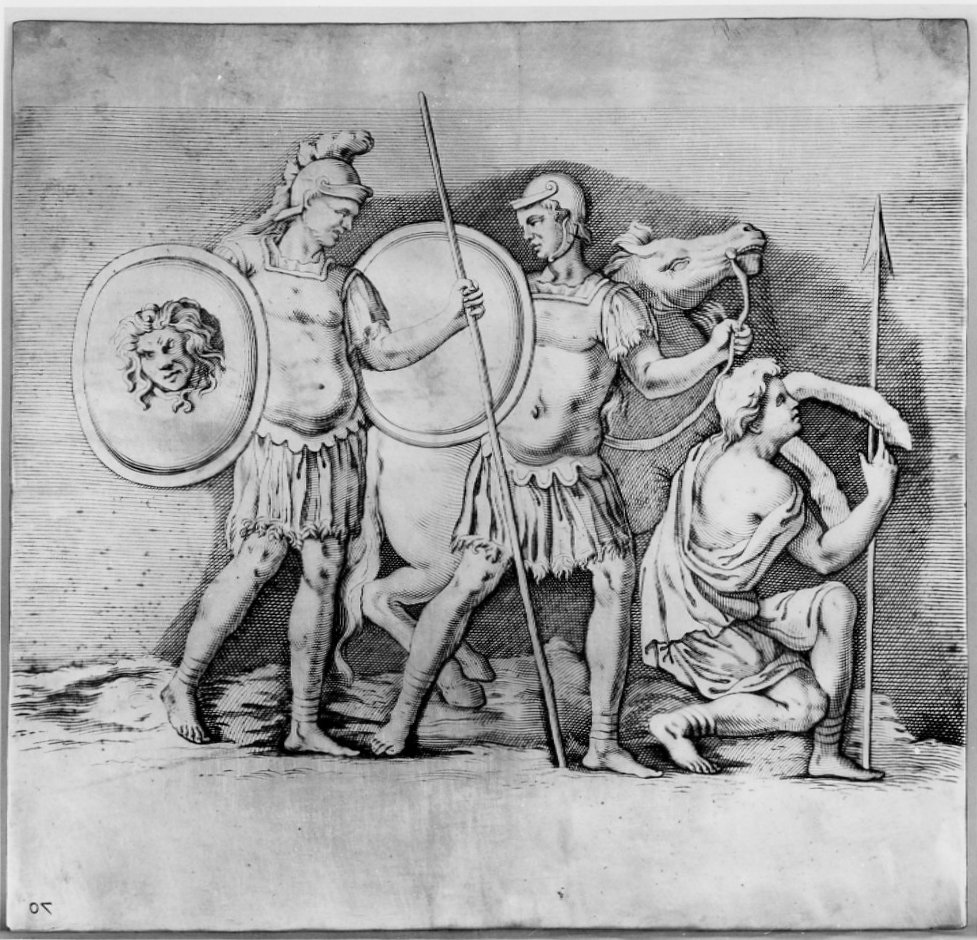 guerrieri (matrice, serie) di Van Persyn Reinier, Podestà Giovanni Andrea (sec. XVII)