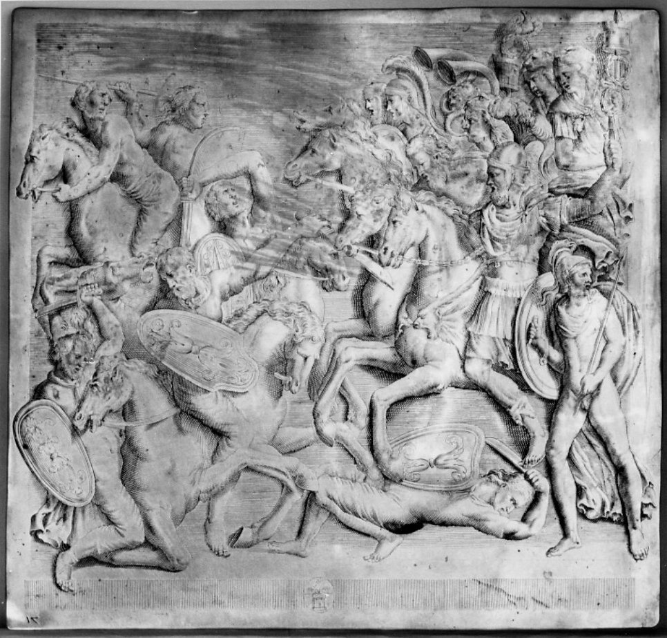 battaglia (matrice, serie) di Regnard Valerien (sec. XVII)