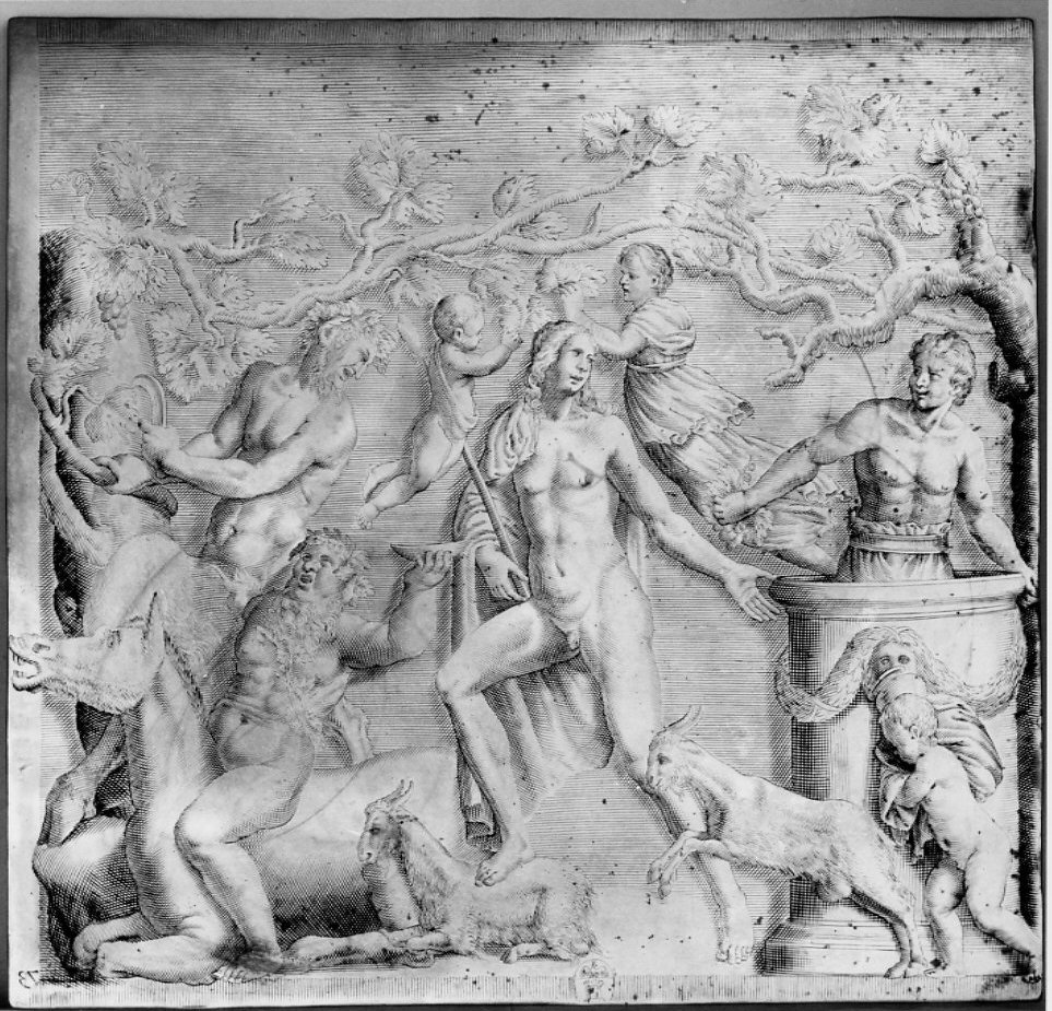 baccanale (matrice, serie) di Regnard Valerien (sec. XVII)