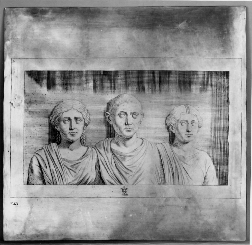 ritratto di famiglia (matrice, serie) di Natalis Michel, De Pape Josse (sec. XVII)