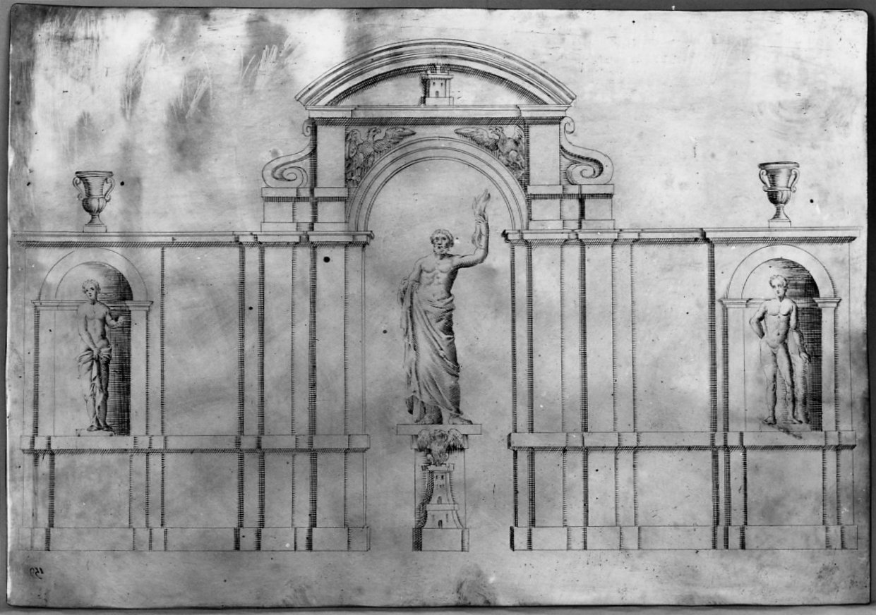 nicchie e sculture (matrice, serie) di Regnard Valerien (sec. XVII)