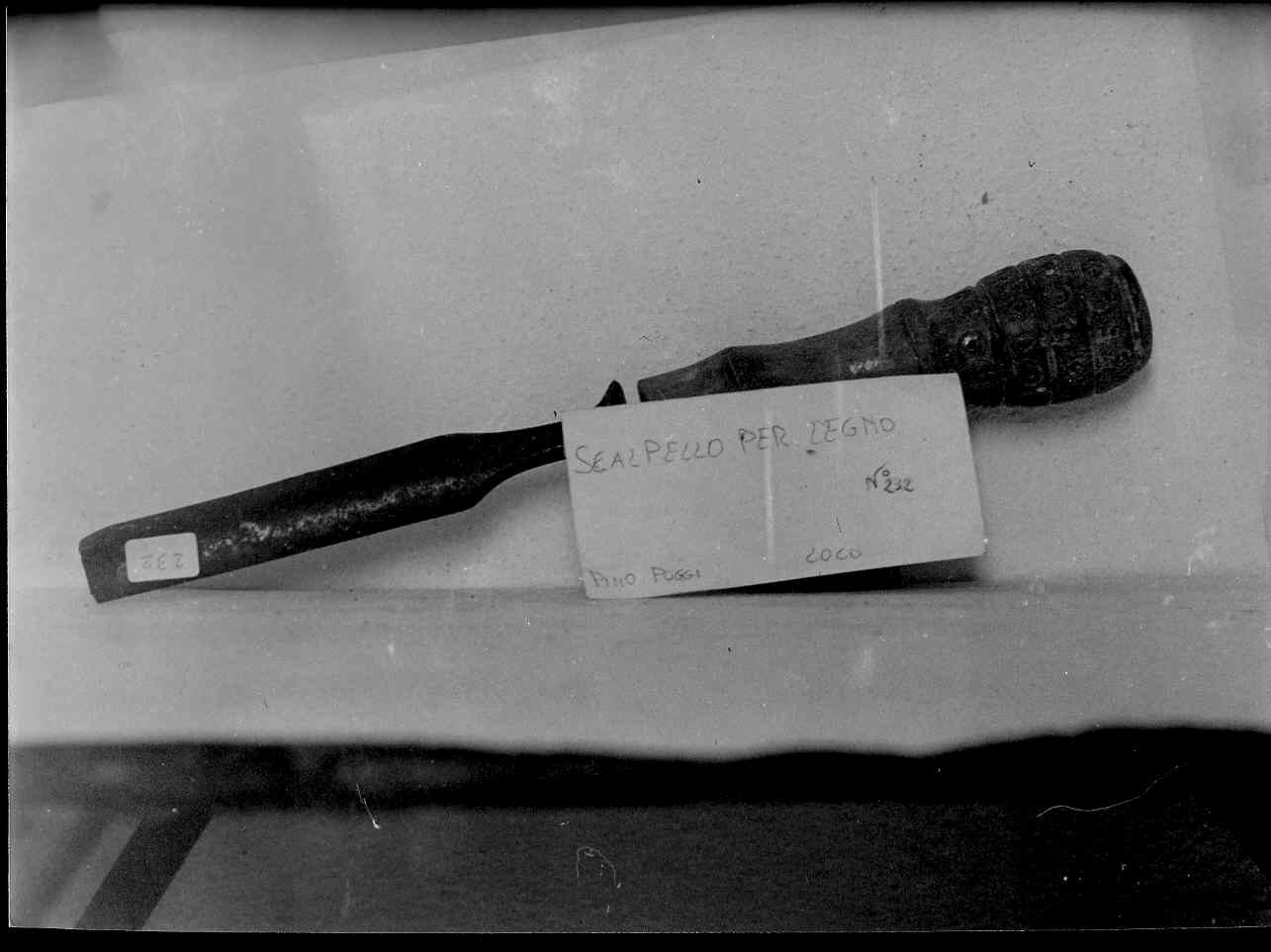 scalpello, attrezzi - bottega ligure (sec. XIX fine)