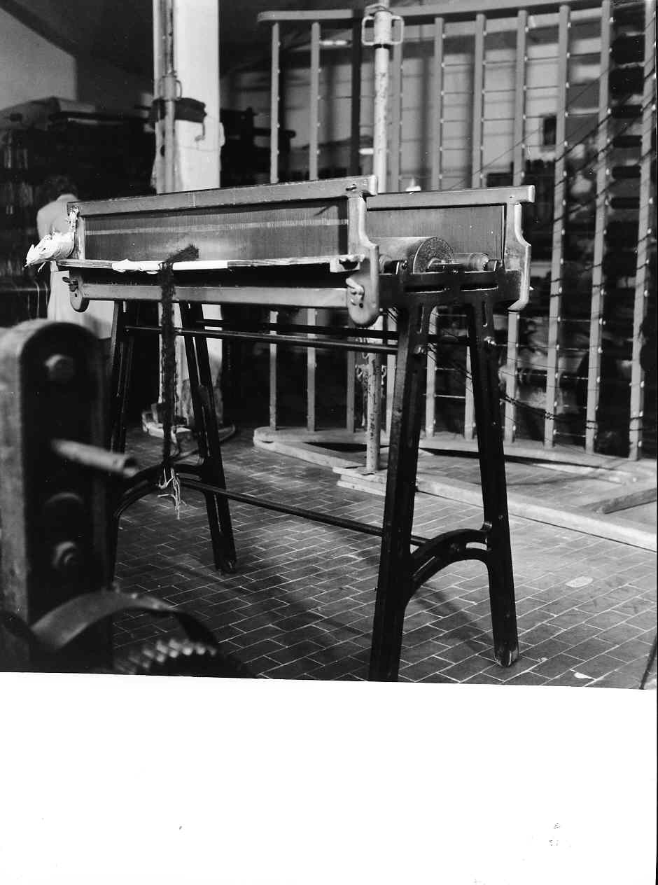 pettine del telaio, strumenti - bottega ligure (sec. XIX)