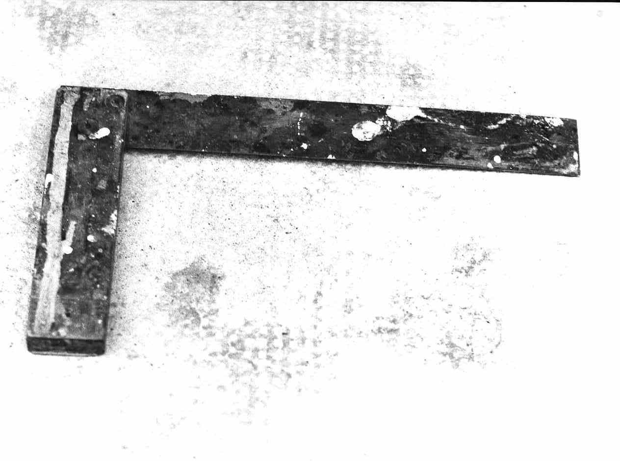 squadra, strumenti per il disegno di Tommarchi Vincenzo (artigiano) - bottega spezzina (sec. XX)