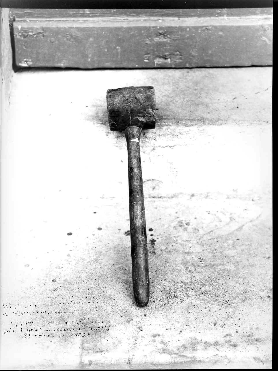 mazzetta, attrezzi - bottega spezzina (sec. XX)