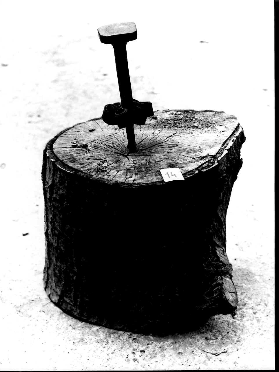 incudine, attrezzi - bottega spezzina (sec. XIX)