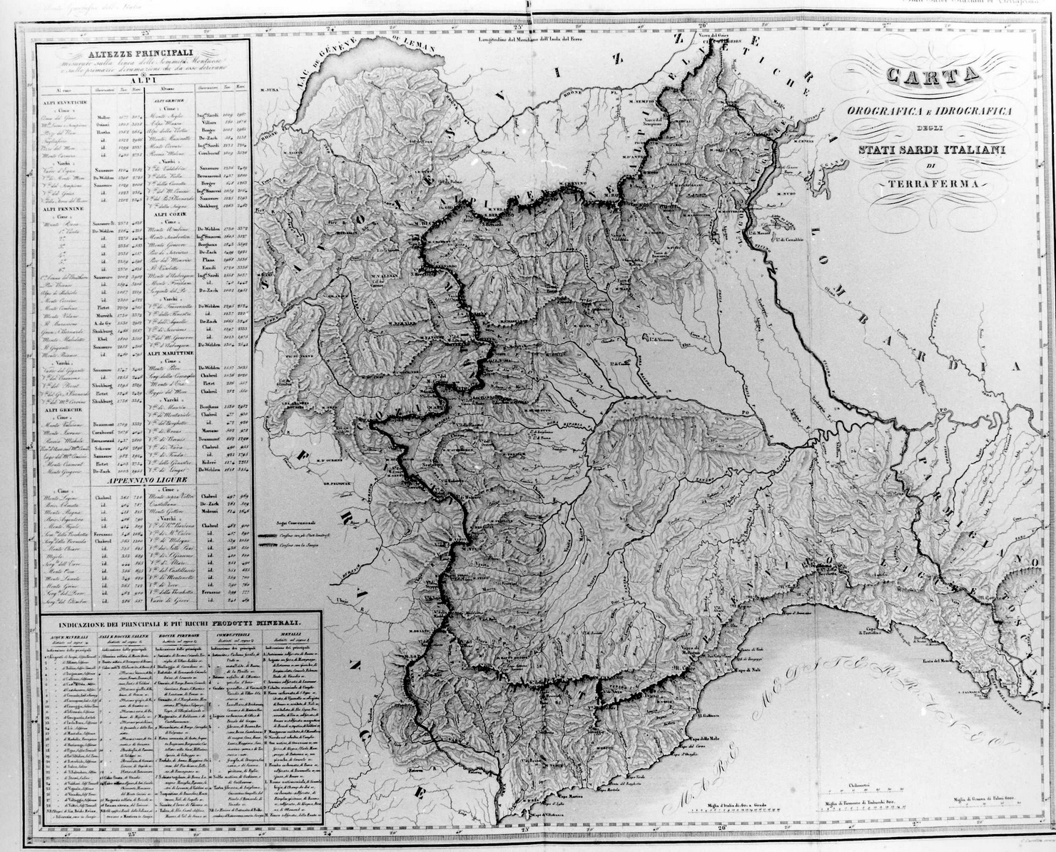 carta geografica (stampa) di Maina J, De Vegni L, Castellini G (sec. XIX)